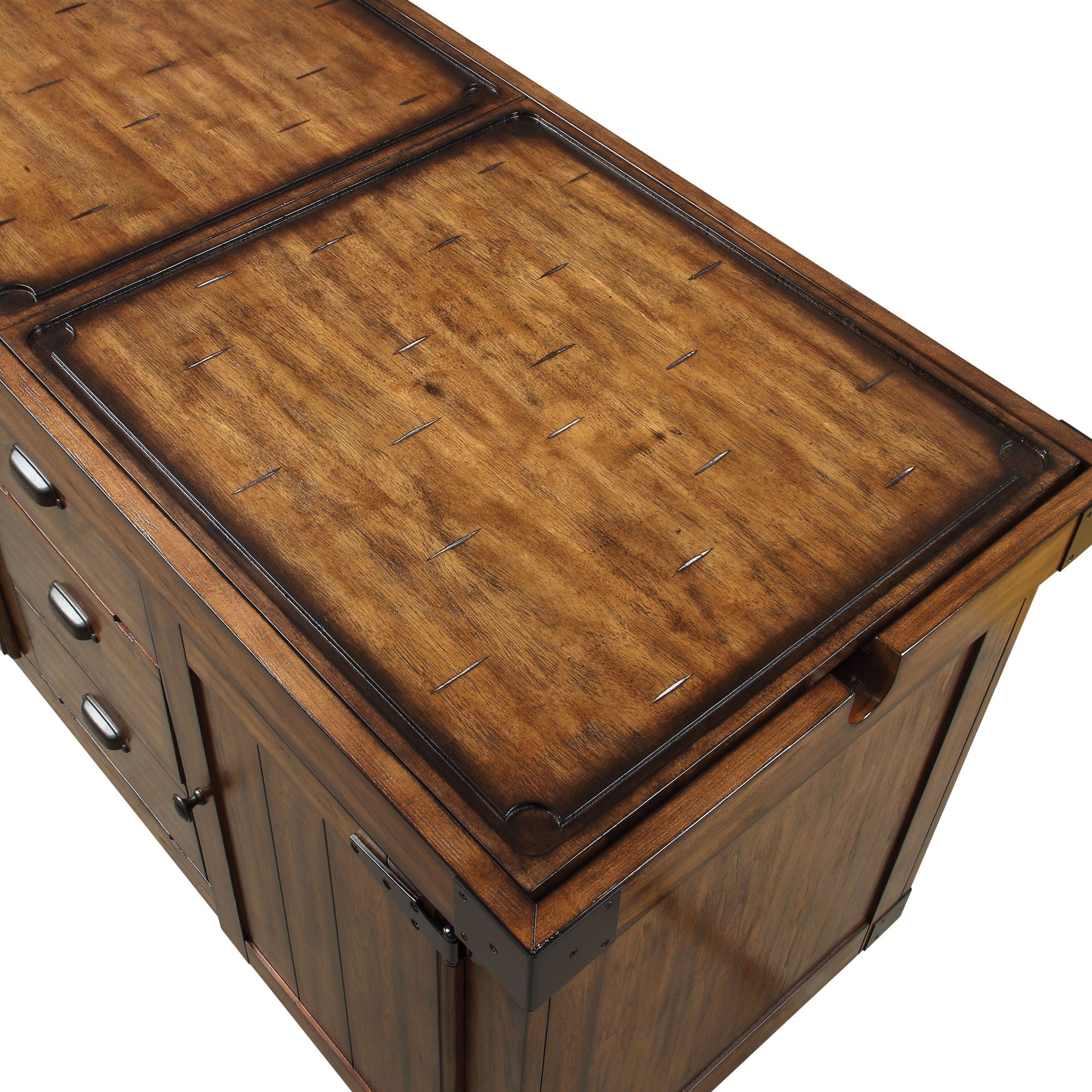 Kabili Kitchen Cart, Antique Tobacco YF