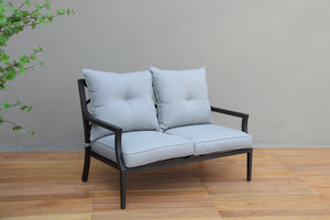 Modern Muse 4pcs Alum Sofa Set (Fully Assembled)