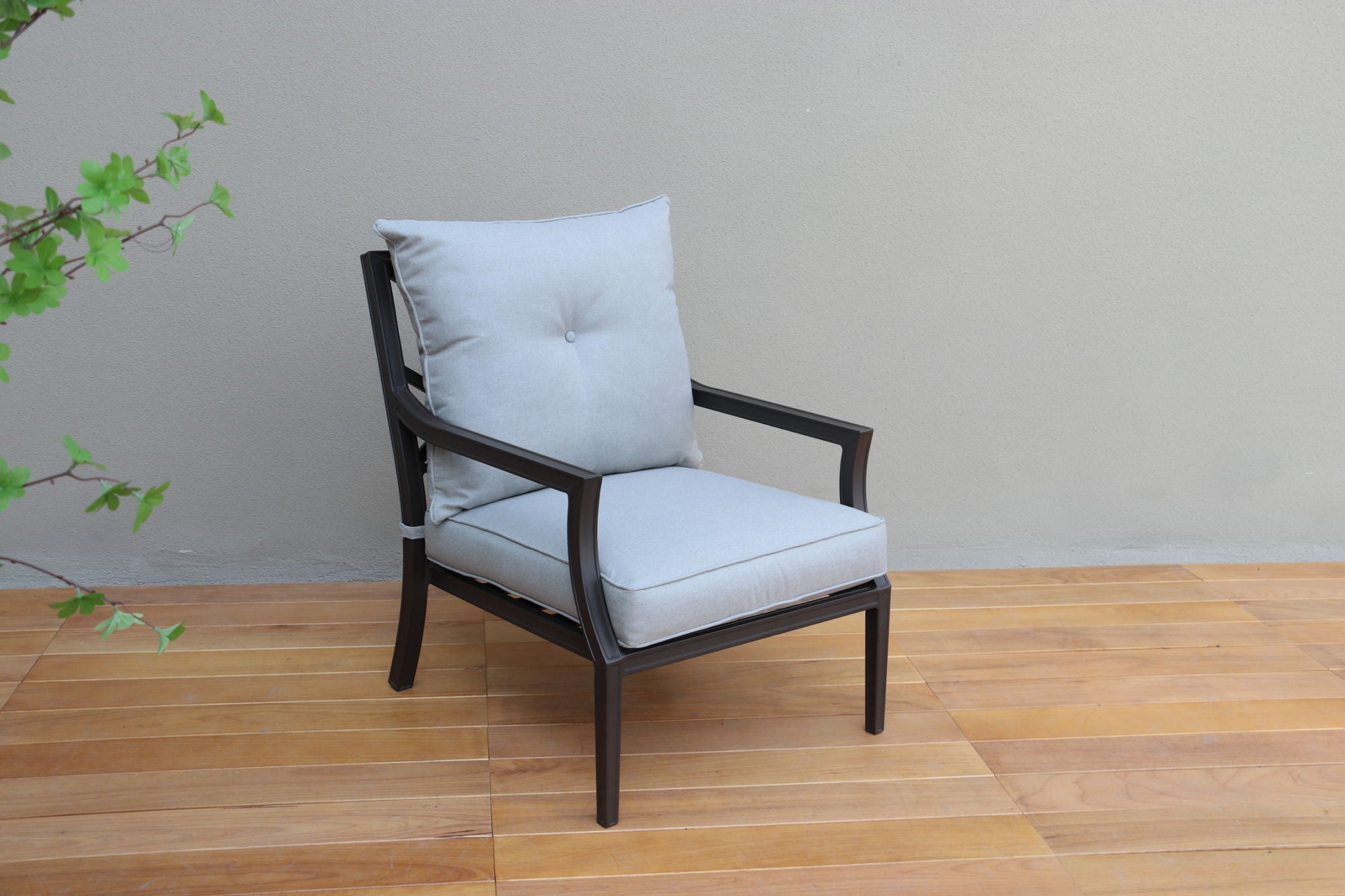 Modern Muse 4pcs Alum Sofa Set (Fully Assembled)